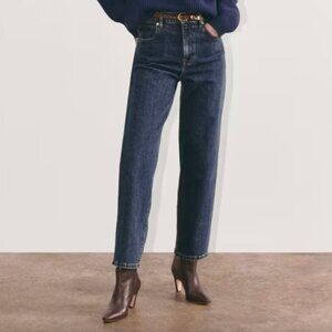 NWT Everlane The Way High Jean Womens 27 Vintage Indigo Blue Denim